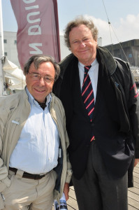 P.Segretain et le V.P.Philippe Court- A.G. Lorient 2010