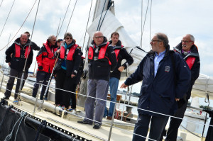 Bernard Rubinstein, équipier à bord de Pen-Duick VI sur la première Whitbread