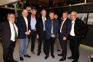 Gèrard de Aboville,  Harvard Mabire, Gérard  Petipas, Nicolas Hulot,  Alain Pichavant  et Jean Pierre Couteleau