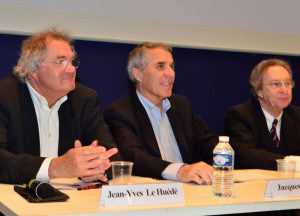 Jean Yves Le Huede, Jacques Gautier et Philippe Court