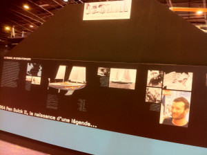 L'expo Pen Duick 2 visible par tous sur le stand de l'association