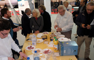 Le buffet henaff pour les memebres de l association, moment de convivialité