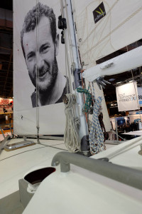 Le portrait d'Eric sur le génois - Nautic 2016