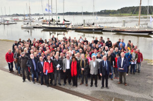 Les participants à l'Assemblée Générale - Cité de la Voile Eric Tabarly - 28 avril 2012