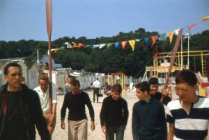 Visite d'Eric Tabarly à l'Herbaudière - aout 1964