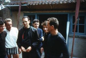 Visite d'Eric Tabarly à l'Herbaudière - aout 1964