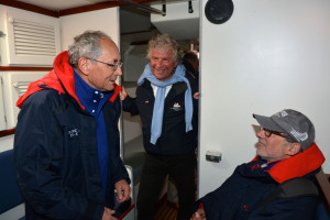 Xavier Joubert, Francois Culiandre et Bernard Rubinstein sur le VI